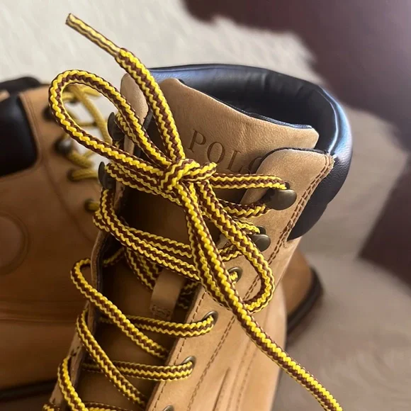 Ralph Lauren Polo Whitwood duck suede hiking boots size 8.5 D, style Whitwood - Picture 5 of 15